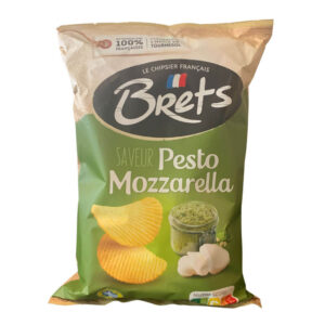 Brets Pesto & Mozz crisps 125g x 10