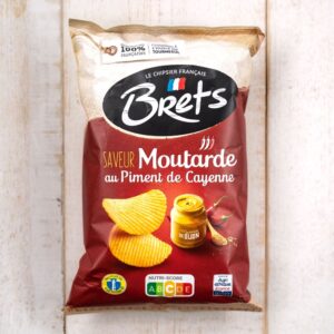 Brets Mustard and Cayenne crisps 125g x 10